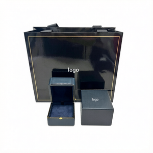 Caja de Regalo de Joyería de Marca de Lujo Azul Oscuro con Logotipo Personalizado, Bolsa, Tarjeta y Certificado para Anillo, Collar, Pulsera, Pendientes, Colgante y Brazalete - Product Image 3