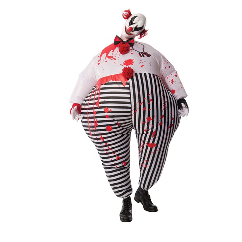 Inflatable Bloody Clown Costume