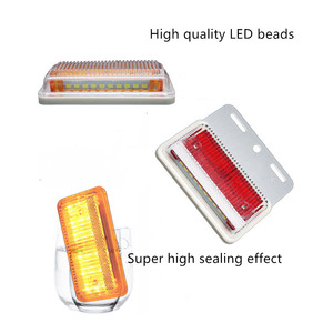 热销优质12V 24v琥珀色红绿色发光二极管卡车侧标志灯汽车警示灯 - Product Image 2