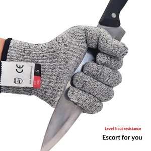 Factory Wholesale CE EN388 HPPE <strong>Garden</strong> Worker Cut Resistant Level 5 Food Grade Safety Work <strong>Gloves</strong> - Product Image 1