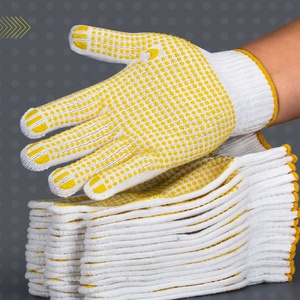 Guantes de Seguridad de Algodón con Puntos de PVC al por Mayor, Antideslizantes, Tamaño y Color Personalizables, Sin Silicona, para Protección Laboral, Uso General - Product Image 3
