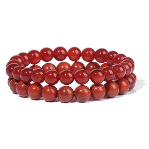 Gran oferta de pulseras de 2 piezas para mujer, conjunto de pulsera de piedra Natural, brazalete de cuentas de ágata de 8mm, pulsera de cristal turquesa, joyería curativa para hombres - Product Image 6