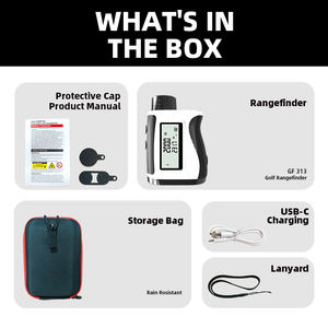 เครื่องวัดระยะทางกอล์ฟ จอ LCD แบบส่งสัญญาณ มองเห็นง่าย พร้อมระบบแปลงหน่วยเป็นเมตรและหลา ใช้งานได้ทั่วโลก แบบพกพา - Product Image 2