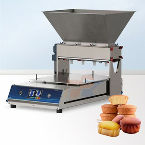 Machine de production de gâteaux automatique commerciale, machine industrielle de remplissage de pâte à gâteau de type table compacte, au prix d'usine - Product Image 1