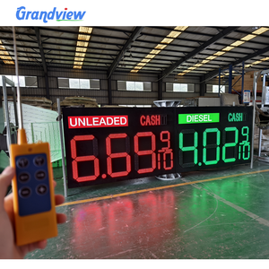 Doppelseitige LED-Tankstellen-Preisanzeige Große <span class=keywords><strong>7</strong></span>-<span class=keywords><strong>Segment</strong></span>-Anzeige für den Außenbereich OEM SDK Unterstützt IP65 Wasserdicht - Product Image 3