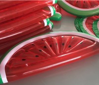 Flotteurs en PVC pour piscine extérieure, flotteur rond en forme de pastèque, jouet gonflable pour enfants et adultes