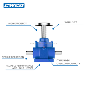 SWL Série 2.5T <span class=keywords><strong>Worm</strong></span> Engrenagem Parafuso Jack Redutores de Velocidade Customizável ODM para Máquinas Agrícolas Plataformas de Elevação Flange Mão Manivela - Product Image 2