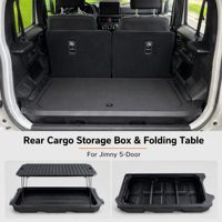 Boîte de rangement pour coffre arrière avec table pliable pour Suzuki Jimny 5 portes JC74 2023-2026 Accessoires