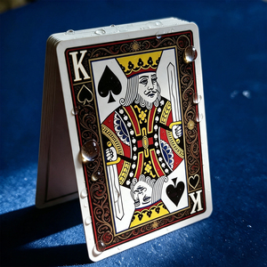 Cartes à jouer de casino personnalisées, jeu de cartes de poker en plastique, cartes en papier imperméables pour les tournois, vente en gros - Product Image 1