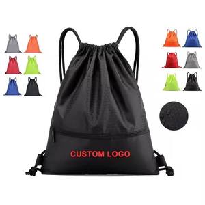 Customized Promotional Fashion Nylon <b>Drawstring</b> <b>Bag</b> Designer <b>Bags</b> Shopping Backpack with 20-38L Capacity for Outdoor Travel - Product Image 2
