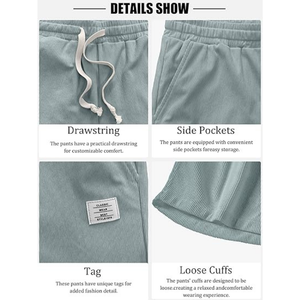 กางเกงขาสั้นผ้ายีนส์คลาสสิกของผู้ชาย | ซักเบาใส่สบายสำหรับสวมใส่สบายในฤดูร้อน | สีและขนาดที่กำหนดเองได้ - Product Image 4