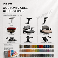 Chaise de bureau ergonomique en alliage d'aluminium de qualité supérieure avec dossier en maille pour le mobilier commercial moderne de direction (approvisionnement OEM/ODM)
