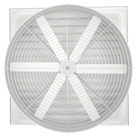 Ventilateur axial de toit en FRP pour la ventilation des fermes avicoles, électrique 110V-415V, montage mural/fenêtre