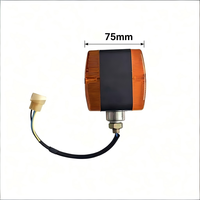 Feu de signalisation de direction LED double face carré ambre 85 mm KaiHua KH-SMD pour chariot élévateur 12-24V, lampe indicatrice d'avertissement OEM, pièces de rechange