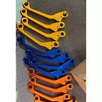 Boîtier en aluminium extrudé usiné CNC, boîtier d'équipement électronique anodisé sur mesure avec trous de ventilation