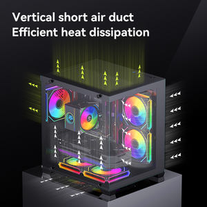 SNOWMAN Châssis Ouvert MicroATX <span class=keywords><strong>PC</strong></span> pour Boîtier de Banc de Test Mini Châssis d'Ordinateur de <span class=keywords><strong>Gaming</strong></span> avec Plateau de Carte Mère Conception sans Panneau - Product Image 5