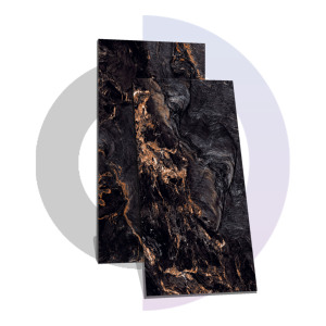 ERGON NOIR Haute Brillance 600x1200MM / 24X48 Carrelage Style Classique Moderne Brique pour Mur Intérieur Meilleurs Tarifs - Product Image 1