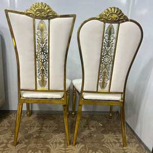 Chaise de banquet de luxe moderne en acier inoxydable pour événements hôteliers, réceptions et mariages, couleur or, à <span class=keywords><strong>vendre</strong></span> - Product Image 2