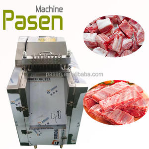 Nueva máquina cortadora de piel y <span class=keywords><strong>huesos</strong></span> de cerdo congelada, máquina cortadora de cubitos de aves de corral, máquina cortadora de carne de pollo fría - Product Image 5