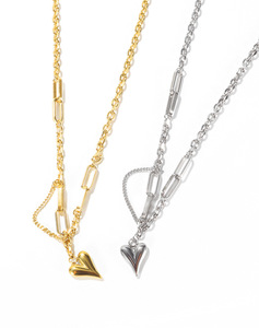 Donne personalizzate amore cuore gioielli collana di moda accessori donna gioielli collana di san valentino - Product Image 3