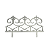 Bordures de pelouse flexibles en plastique à emboîtement, type monobloc, en treillis métallique, design moderne, clôtures de jardin creuses pour jardins