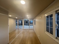 Vente directe d'usine Site personnalisé Emballage plat de luxe modulaire professionnel Maison en conteneur extensible mobile moderne