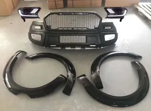 Kit de carrosserie de mise à niveau pour pare-chocs avant de voiture, adapté à Raptor Fit RANGER <span class=keywords><strong>T7</strong></span> T8 2015 2019 avec klaxon de garde-boue - Product Image 2