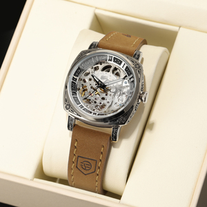 <span class=keywords><strong>Montre</strong></span> automatique de charme pour <span class=keywords><strong>femme</strong></span>, neuve et originale, avec réserve de marche, cadran analogique et boîtier en métal - Product Image 3