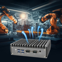 YINGCHI Yüksek Hızlı Endüstriyel Bilgisayar Dört Çekirdekli Intel N5059 Kaliteli Mini Bilgisayar Taşınabilir Bilgisayar DDR4 Ev Ofis veya Endüstriyel Kullanım için