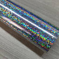 Anolly 1,22*50m aplicación brillante holográfica grieta vinilo color corte Plotter vinilo pegatina película