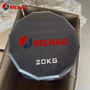 Custom Urethane Gym Weights Dumbells Set Commercial <strong>10kg</strong> <strong>Dumbell</strong> Pair Fitness 12 Sided PU Dumbbell - Product Image 5