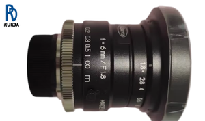 เลนส์อุตสาหกรรม LM6HC เลนส์ C Mount 6 มม. F1.8 เลนส์แบบคงที่ เลนส์วิชันซิสเต็ม เลนส์ความละเอียดสูงสำหรับการตรวจสอบทางอุตสาหกรรม - Product Image 1