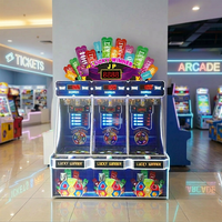 Jeu de pêche Rong Xiang pour borne d'arcade, 3 joueurs, adapté aux enfants, construction en bois, à partir de 3 ans, fonctionne avec des pièces, anglais, VGA