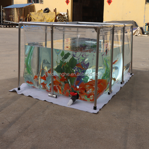 Vente directe d'usine réservoir d'eau pliable Portable réservoir de poissons Transparent pliable <span class=keywords><strong>Koi</strong></span> étang réservoirs moderne étang à poissons - Product Image 3