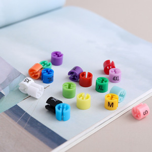 Pennarelli colorati per appendiabiti dimensioni codifica etichette 9 dimensioni colore pennarelli per gancio da 3-5mm diametro - Product Image 3