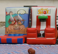 Lilytoys Jeux gonflables de carnaval 4 en 1 pour enfants et adultes en promotion pour activités de team building ou événements en plein air