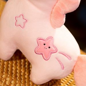 Peluche licorne douce kawaii personnalisable, jouet apaisant pour dormir, décoration de <span class=keywords><strong>chambre</strong></span> d'enfant, jouet en peluche, animaux en peluche - Product Image 6