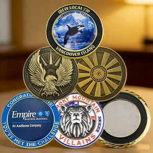 Pièces de monnaie commémoratives personnalisées en métal 3D/2D, fabrication directe d'usine - Product Image 4