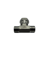 Raccords de transition hydrauliques en acier inoxydable de Chine, Té égal, Raccord rapide à trois voies BB, Té en T Parker, Usiné CNC pour tuyau