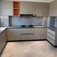 Panneau d'armoire de cuisine LKYT en bois de pin massif, écologique, résistant à l'eau, moderne, multifonctionnel, facile à installer et à nettoyer