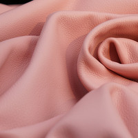 Cuir de vachette pleine fleur à grain litchi fin, résistant à l'usure et aux rayures, cuir véritable multicolore pour chaussures, ceintures et sacs