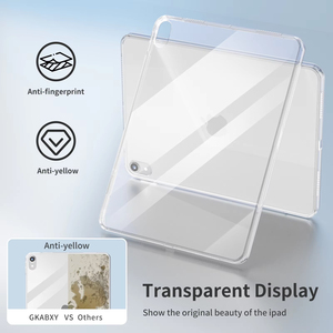Étui transparent antichoc avec airbag pour tablette <span class=keywords><strong>iPad</strong></span> Air 11, Air <span class=keywords><strong>5</strong></span>, 4, Pro 11, <span class=keywords><strong>iPad</strong></span> 10e, 11e génération (A16), <span class=keywords><strong>iPad</strong></span> 9e, 8e, 7e génération 10,2 pouces - Product Image 5