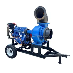 Flood control project 8-inch diesel water pump with multiple specifications of water pumps