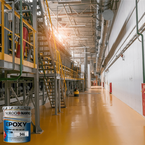 Noroo-Nanpao 946 Acid-Resistant Epoxy Industrial <b>Floor</b> Coating Liquid Spray/<b>Brush</b> Application - Product Image 1