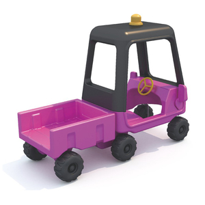 Commercio all'ingrosso della fabbrica 6 ruote <span class=keywords><strong>viola</strong></span> bambini camion di plastica giro sul giocattolo di stampaggio rotazionale asilo bambino auto - Product Image 2