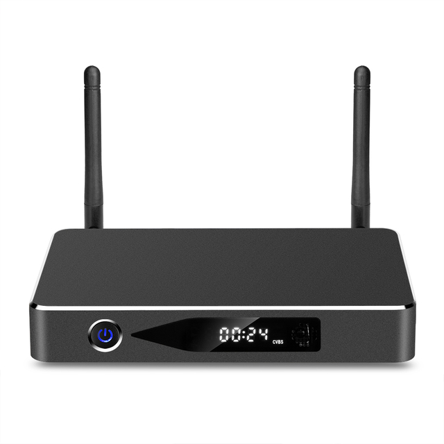 High End Smart Eweat W9III Android TV Box 4k Dual - Band WiFi Android 9 IPTV Channels