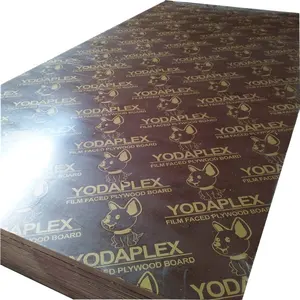 酚醛模板胶合板Biz标准聚丙烯塑料胶合板薄膜贴面胶合板4X8 18毫米建筑模板