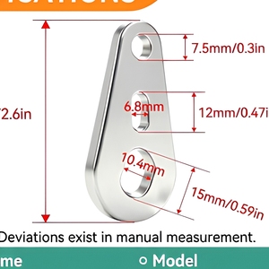 Juego de Brazos de Torsión Universales M14, Piezas de Reequipamiento para Eje Trasero de <span class=keywords><strong>Bicicleta</strong></span>, Soporte de Montaje Metálico de 3 Orificios para Motor de Alta Potencia - Product Image 6