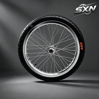 Kit de roues Supermoto chromées argentées de 17 pouces avec pneus CST Street pour Sur-Ron Light Bee X Talaria, pièces de mise à niveau avant et arrière