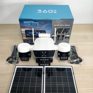Okampro 4G Solar Camera AOV-V4D26 12.8mm Sensor Full Color PTZ Outdoor Security <b>System</b> With Cloud Storage And Voice <b>Intercom</b> - Product Image 2